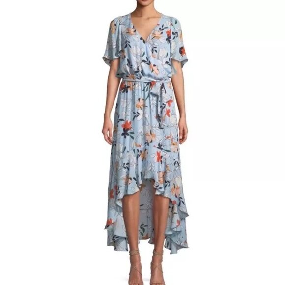 Parker Demi High-Low Silk Dress - Picture 8 of 10